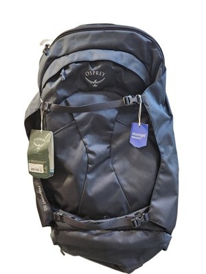 OSPREY FARPOINT 80 BLACK BACKPACK HIKING TRAVEL LUGGAGE DAYPACK ULTRALIGHT GEAR