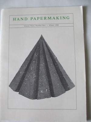 Hand Papermaking magazine Winter 1988 vol 3 issue 2 | eBay