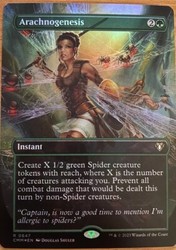 Arachnogenesis (Borderless Alternate Art) Commander Masters Foil