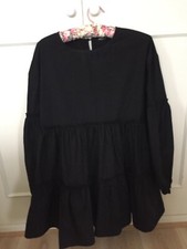 Nasty Gal Black Smock Dress Size 10 Length 33”