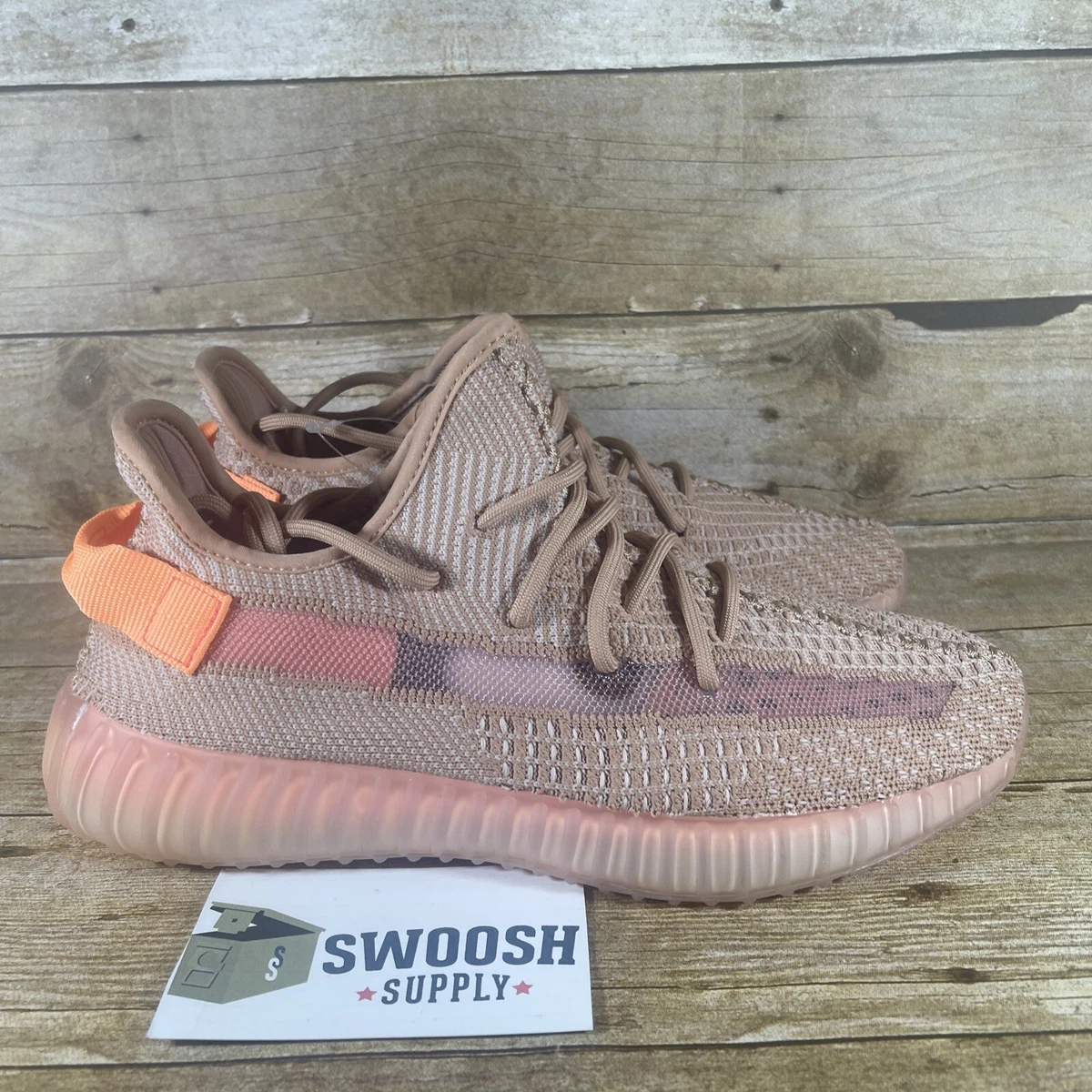 adidas Mens Yeezy Boost 350 V2 EG7490 Clay - Size 7