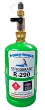 R290 w/14 oz. Refrigerant Tank Recovery Excellent Small Systems, 16 oz. Capacity