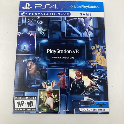 VR Demo Disk 2.0 PS4 PlayStation 4 Video Game Sealed  Brand New
