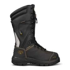 Oliver 65791 Black Leather- Mining METGUARD Boots Oil, Heat, Water Resistant