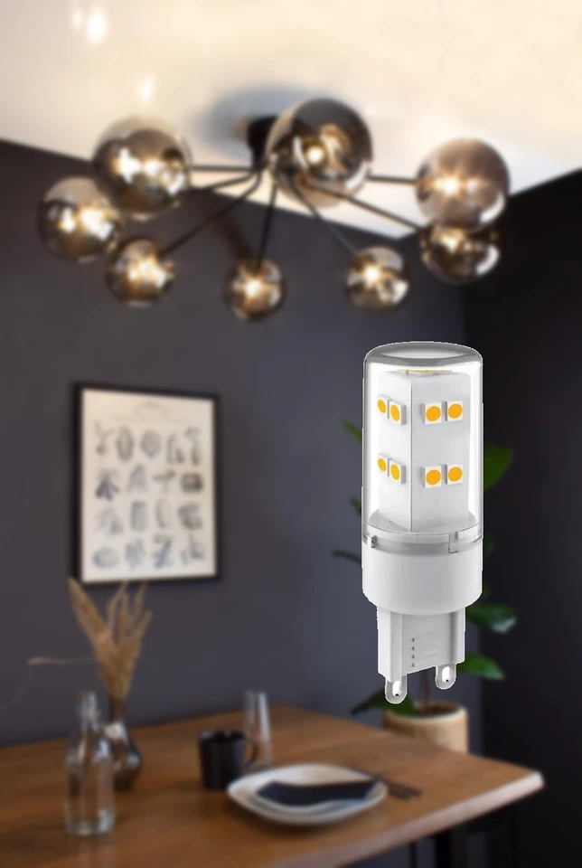 10 x LED Lampe G9 400Lm Warmweiß 3,3W wie 40W Leuchtmittel Nordlux Energetic - Bild 4 von 4