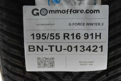 4 pneumatici bf goodrich 195/55 r16 91h invernali tu013421 - Foto 6 di 6