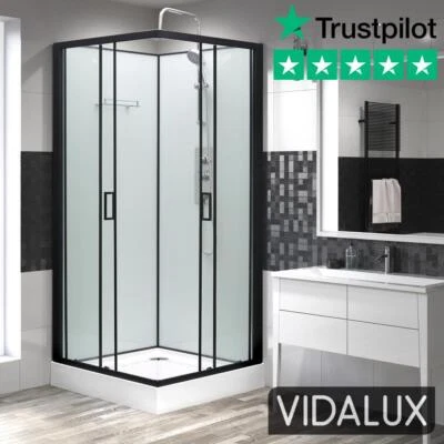 Vidalux Kontrast 800 x 800 Square Hydro Shower Cabin - No Leaks