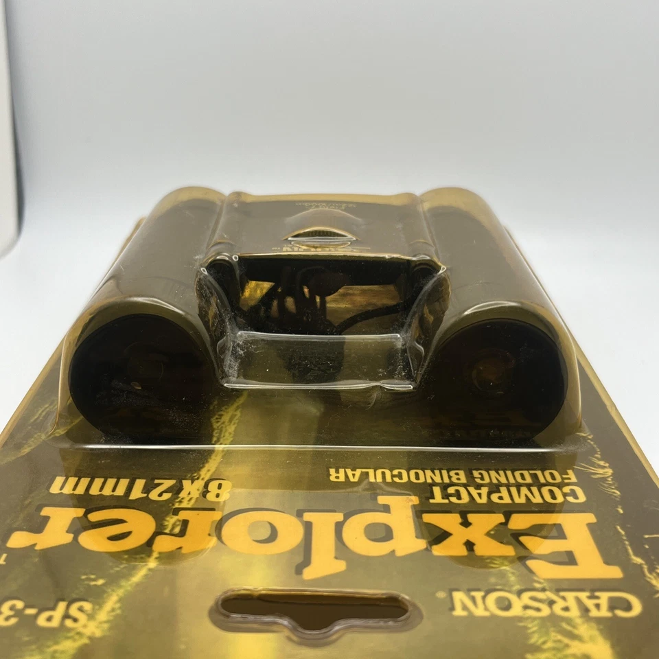 Vintage Carson Explorer Compact Folding Binocular 8 x 21 mm SP-31 w/ Flashlight - Image 4 of 4