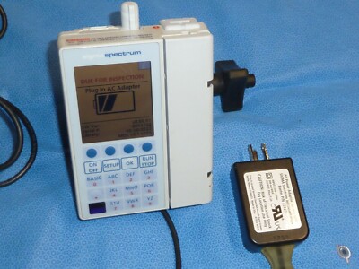 Sigma Spectrum IV  infusion Pump - Ver 8 -  Wireless Battery - Pole Clamp - AC