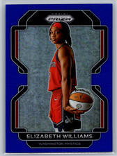 Elizabeth Williams 2022 Panini Prizm WNBA Blue Prizm /149 #95 Washington Mystics