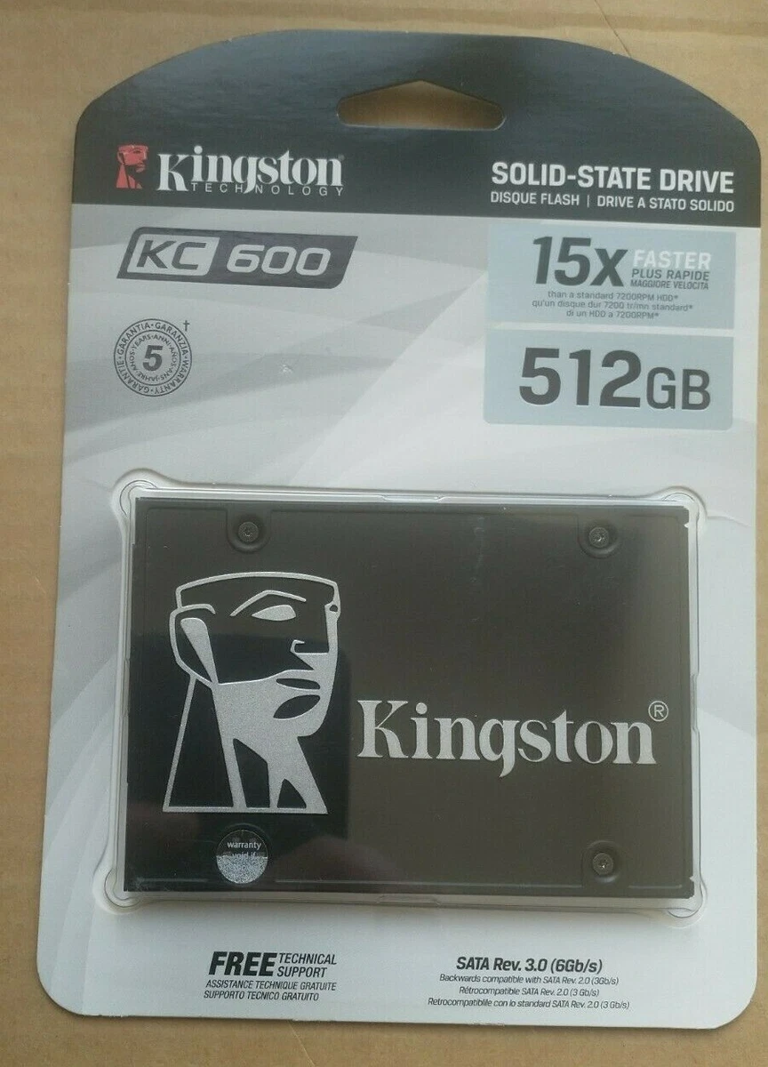 KINGSTON 512GB SSD KC600 SATA3 6Gb s 2.5
