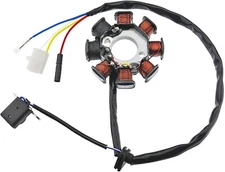 8 Pole Coil 4 Wire Magneto Stator for GY6 49cc 50cc Scooter Moped Go Kart ATV