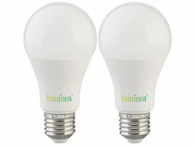 2 ampoules LED E27 / 11 W / 1050 lm / 6500 K avec capteur d'obscurité - Luminea - Photo 1/2