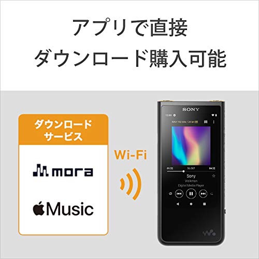 SONY WALKMAN 64GB NW-ZX507 ZX Series Audio Player Black 3.6 SONY WALKMAN 64GB NW-ZX507 ZX Series Audio Player Black 3.6