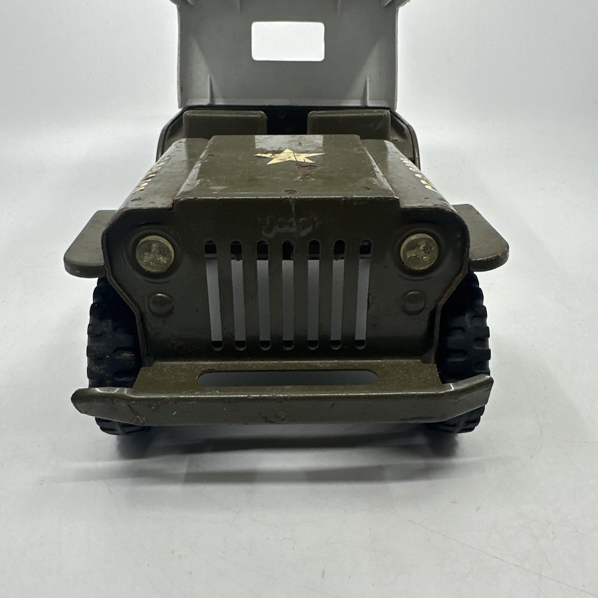 VINTAGE TONKA GR 2-2431 Verde Militare Bulldozer - Années 60 - Grande Taille