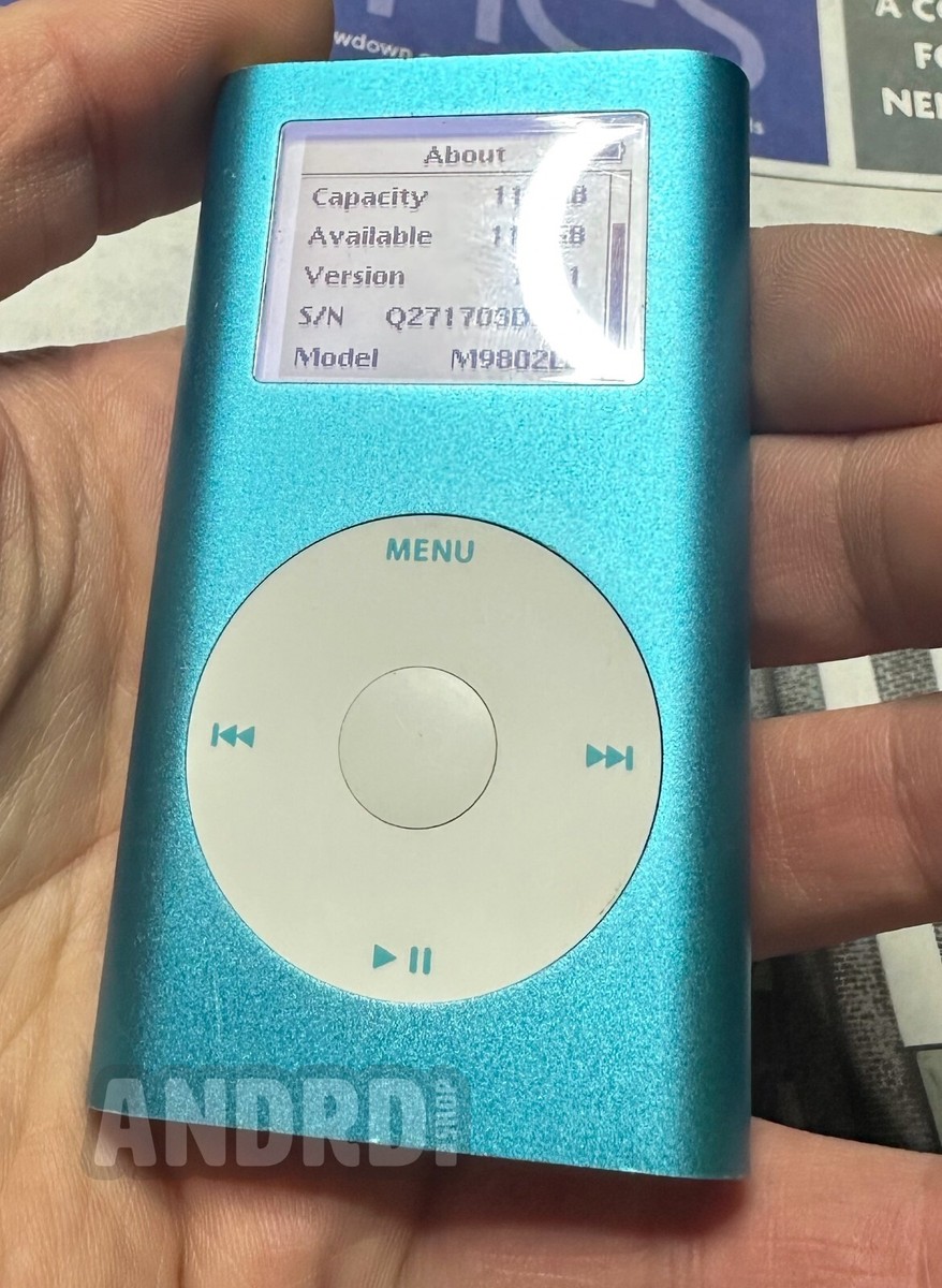 128GB Blue iPod Mini 2nd Gen 📳 Taptic Engine 📳 750mah Battery