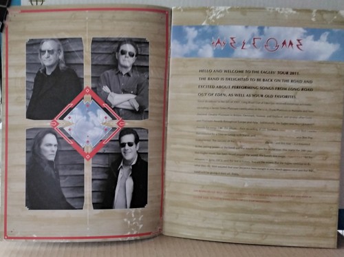 EAGLES TOUR 2011 Tour Program - Picture 3 of 3