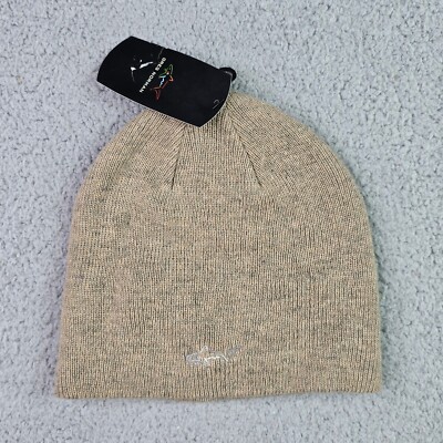 Greg Norman Golf Knit Fleece Lined Beanie Hat Cap Toboggan Skull Cap NEW