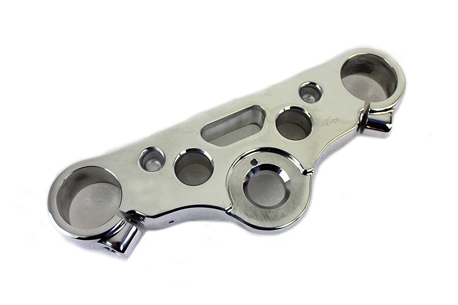 Árbol triple superior pulido FXDWG para Harley Davidson Foto 3 de 4