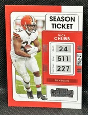 Nick Chubb 2021 Panini Contenders #24 Cleveland Browns