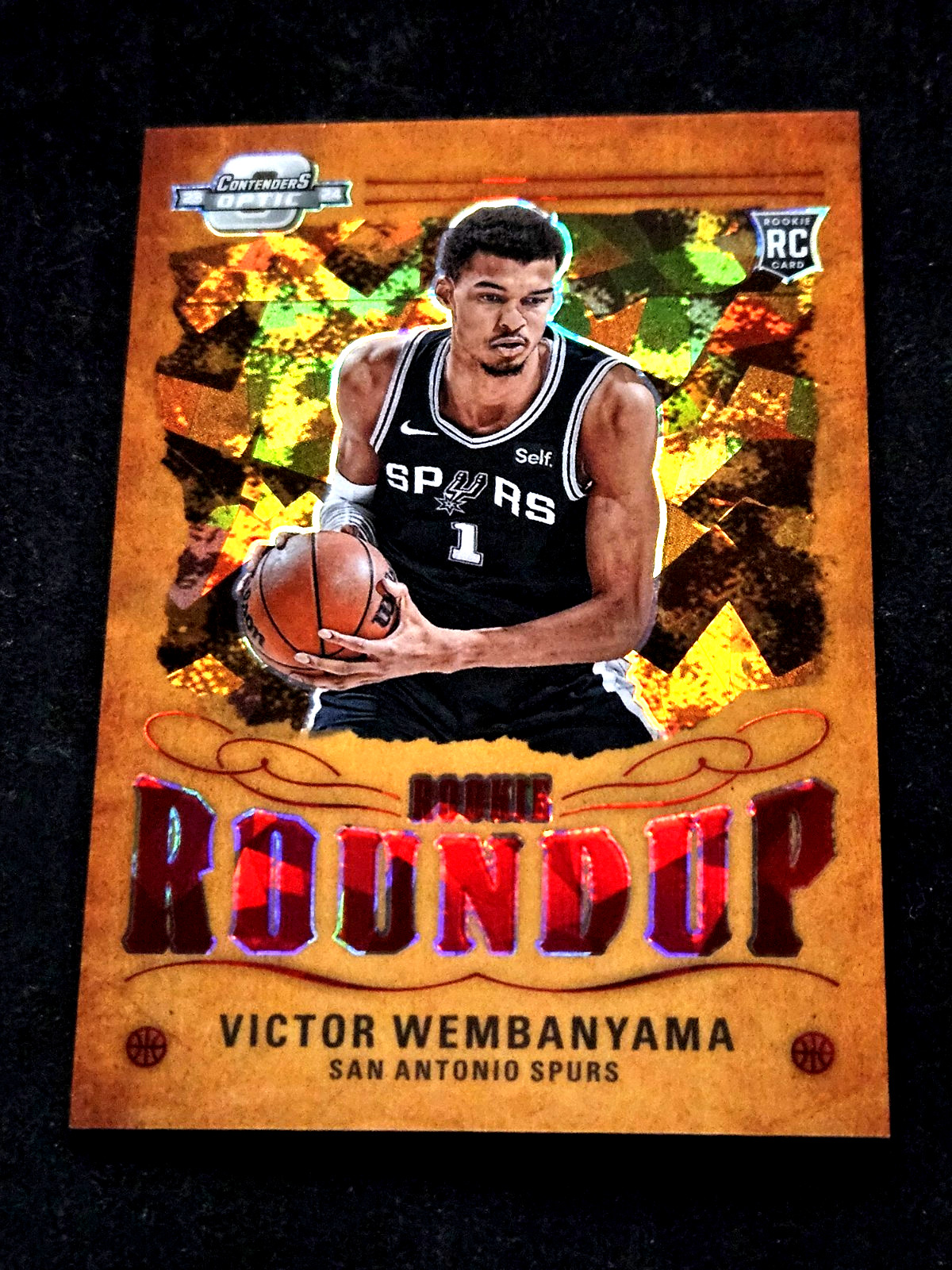 2023-24 Contenders Optic Victor Wembanyama Rookie Roundup Red Prizm /175 RC #18