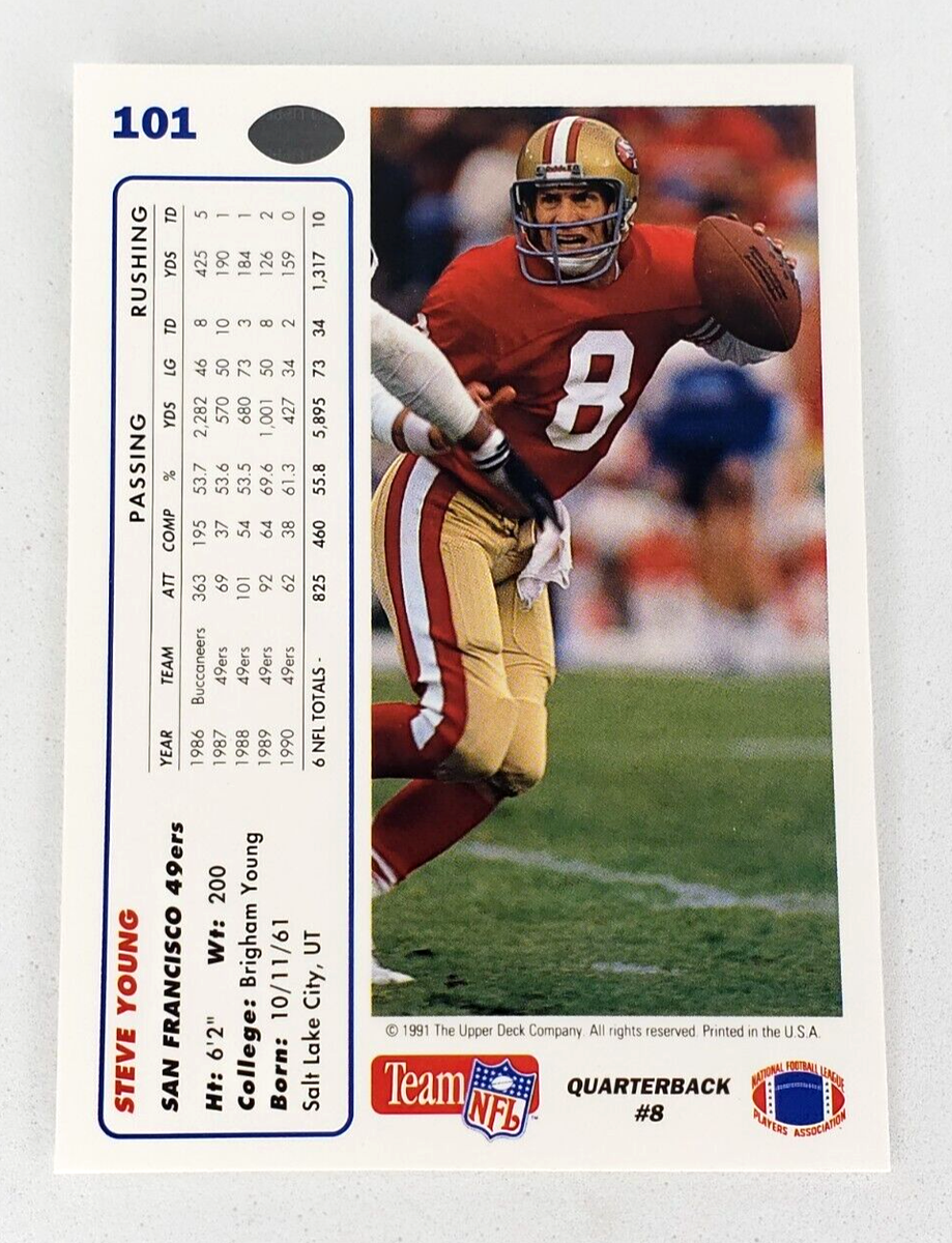 DEAD STOCK NFL 90s 当時物　49ers　スティーグヤング　額 1995 Upper Deck SP #98 Steve Young San Francisco 49ers | eBay