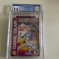 Sega Game Gear Spiel - Sonic The Hedgehog Spinball Us Neu & Ovp Grading Cgc 9.0