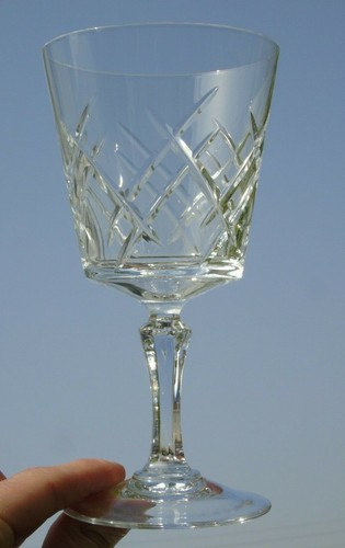 Service de 6 verres à eau en cristal d'Arques, modèle Saumur. Haut. 16 cm - Picture 5 of 5
