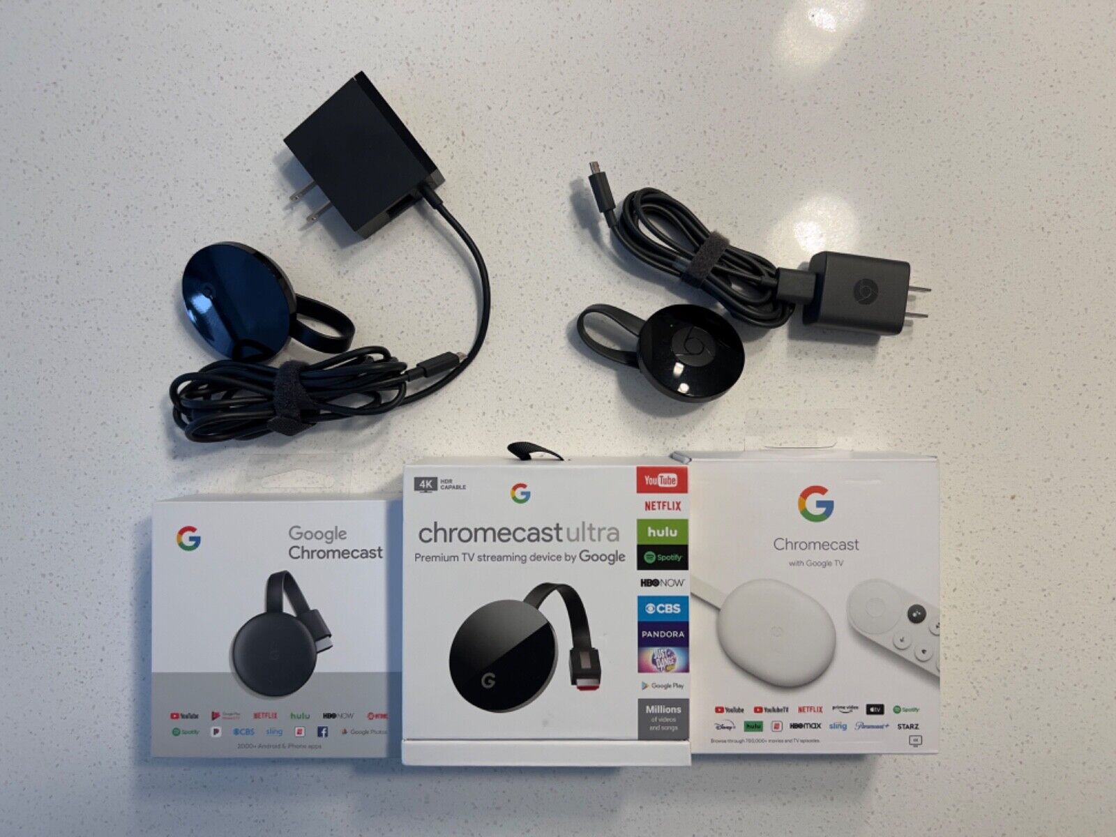 Chromecast with Google TV (4K), 2-pack