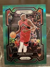 2023 24 Panini Prizm Pascal Siakam Green Prizm #30 Raptors