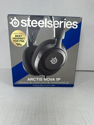 SteelSeries Arctis Nova 1P Wired Headset - Black -