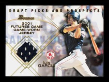 2001 Bowman Draft Picks & Prospects #FGR-LG Luis Garcia Game Relics Red Sox