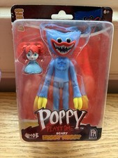 Phatmojo Mob Games Poppy Playtime Scary Huggy Wuggy 5" action figure New in Box