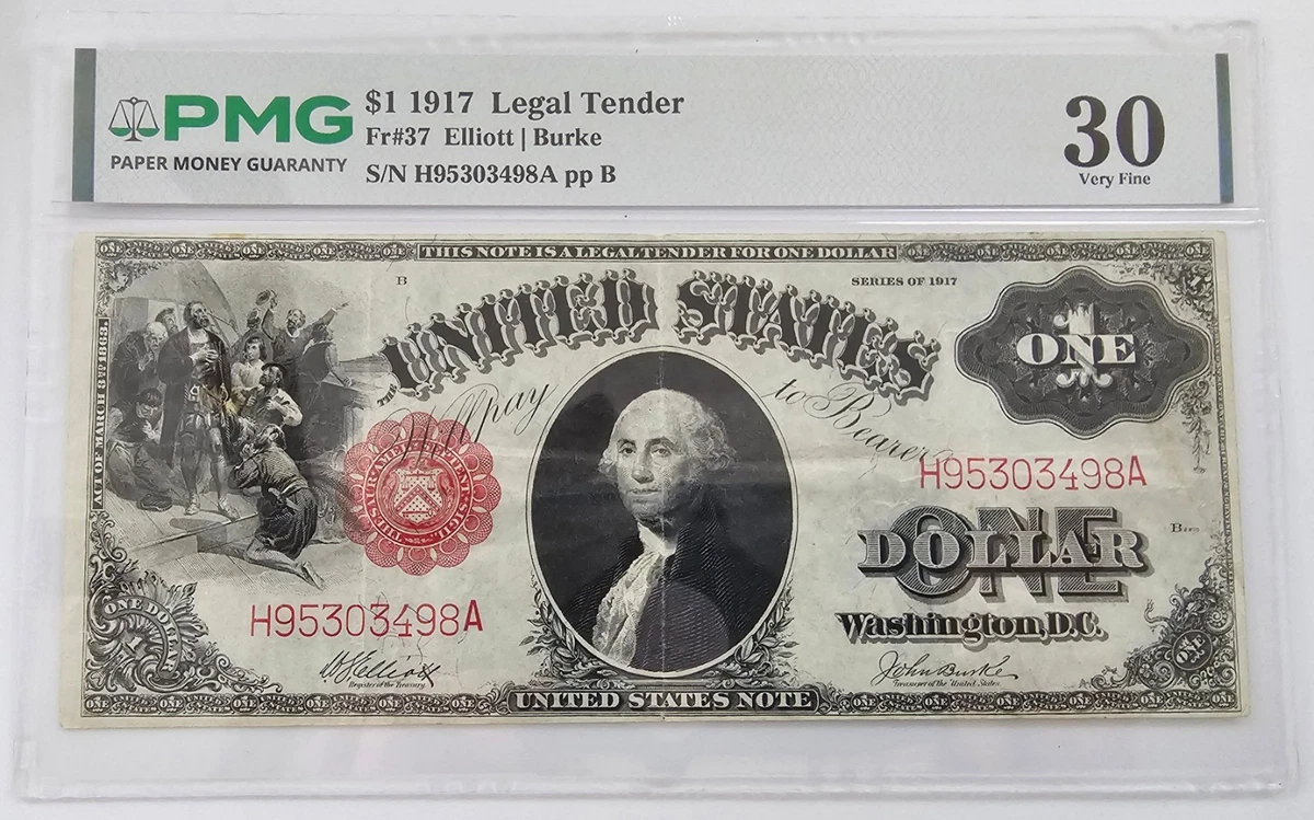 Circulated $1 1917 Year United States Large Size Notes for sale | eBay