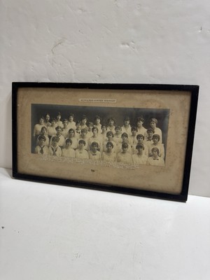 Antique Ladies Milwaukee-Downer Seminary Framed Vintage Picture 1914