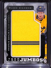 2025-26 UD Black Diamond Team Logo Jumbos Team Sweden Rasmus Dahlin