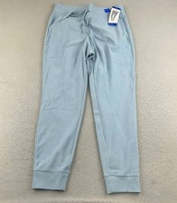 Marc New York Pants Womens Large Blue Drawstring Elastic Waist Jogger NWT