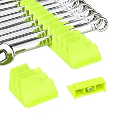 Wrench Pro - Modular Wrench Organizer For 20 Tools With Magnetic Base (Hi-Viz)
