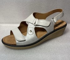 Ganter Damen Sandalen Halbschuhe Modell Gracia G weiß/offwhite Größe 39,5 +NEU+