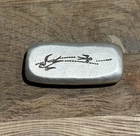 RETIRED DESIGN!! Satori Two Birds - .999 Fine Silver Bar - Hand Poured & Forged
