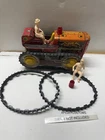 1set tracks 1 stack&driver Marx Wind-up Red Climbing Tractor TD 18 Diesel 12