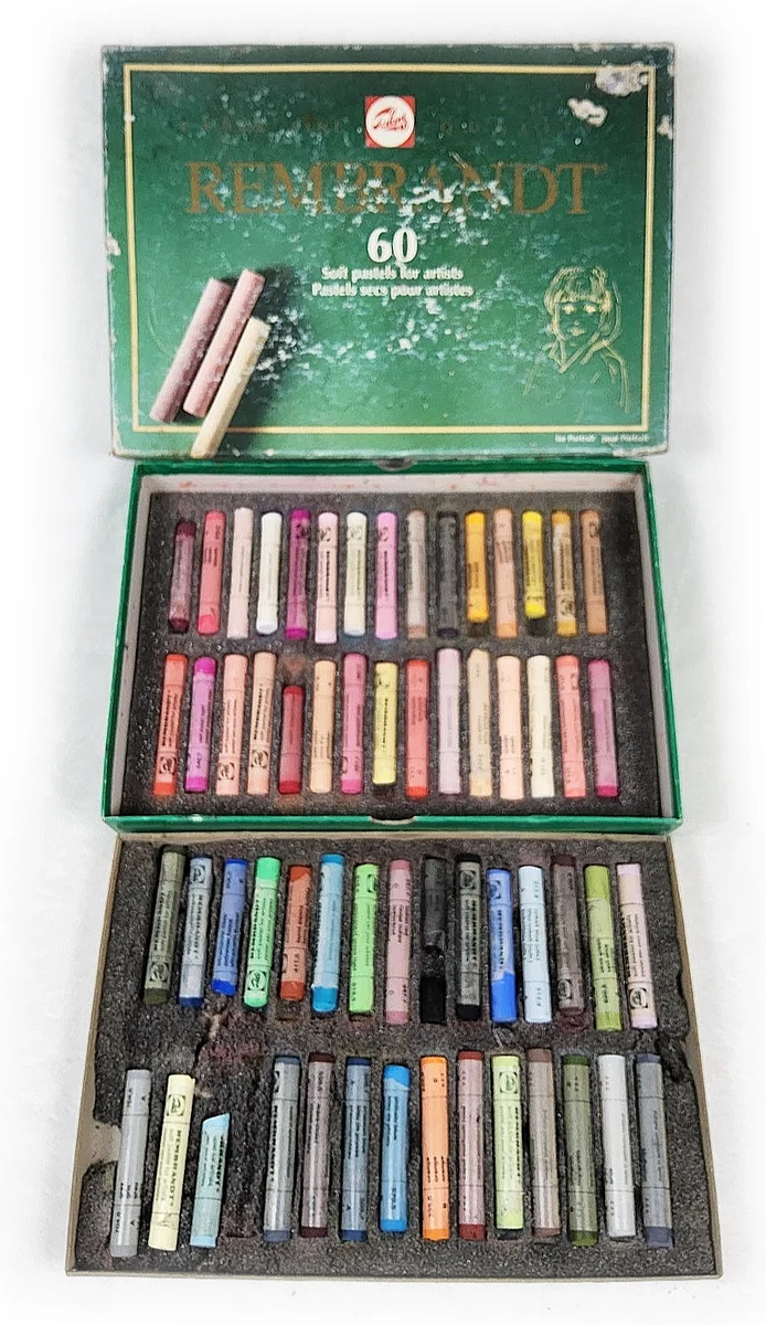 Rembrandt 60 Soft Pastels ポートレートセレクション Rembrandt 60 Soft Pastels Extra Fine Portrait Selection 300c 60p