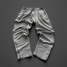 Dolce & Gabbana FW14 Grey Mesh Cotton Trousers Size 48 Made in Italy Elegant Men