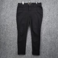 Democracy Jeans Womens 8 Black Ab Technology Ankle Skinny Mid Rise Stretch Denim