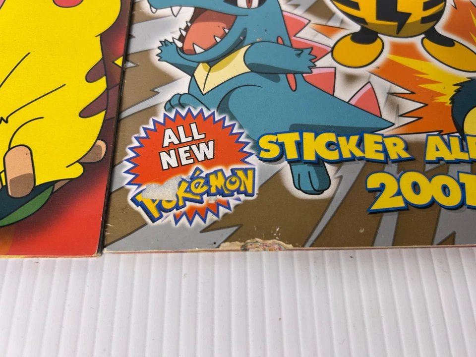 Pokemon Merlin Sticker Albums 1999 & 2001 Complete with Poster and all Stickers - Image 4 of 4