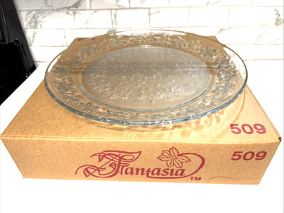 Princess House Fantasia Serving Platter 13'' Diameter #509 - NEW IN BOX