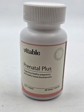 VITABLE Prenatal plus Multivitamin, 30 Day Supply 2026 Expiry New Sealed