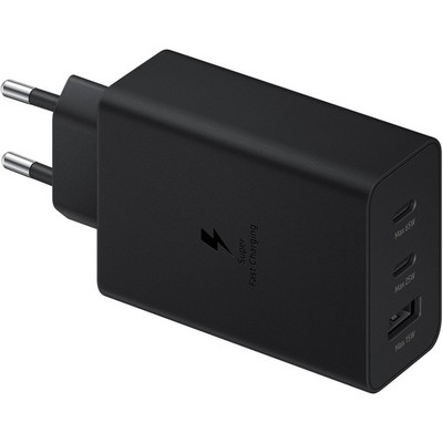 Samsung 65W Ladegerät Power Adapter Trio - Schnellladung - Schwarz