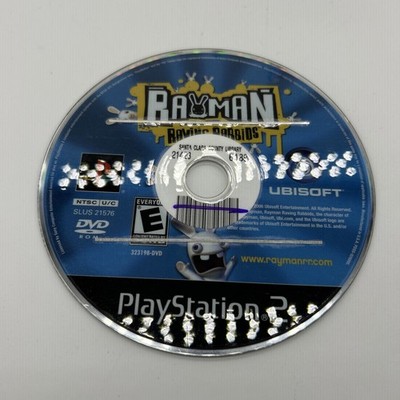 Rayman Raving Rabbids PS2 Sony PlayStation 2 - Disc Only - SCRATCHED  READ