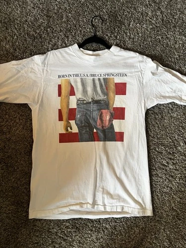 80’s Bruce Springsteen Born In The USA Australia Tou 1980s vintage concert t-shirt, vintage, single stitch, B+ condition